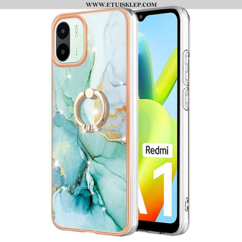 Etui do Xiaomi Redmi A1 Marmur Ze Wspornikiem Pierścienia